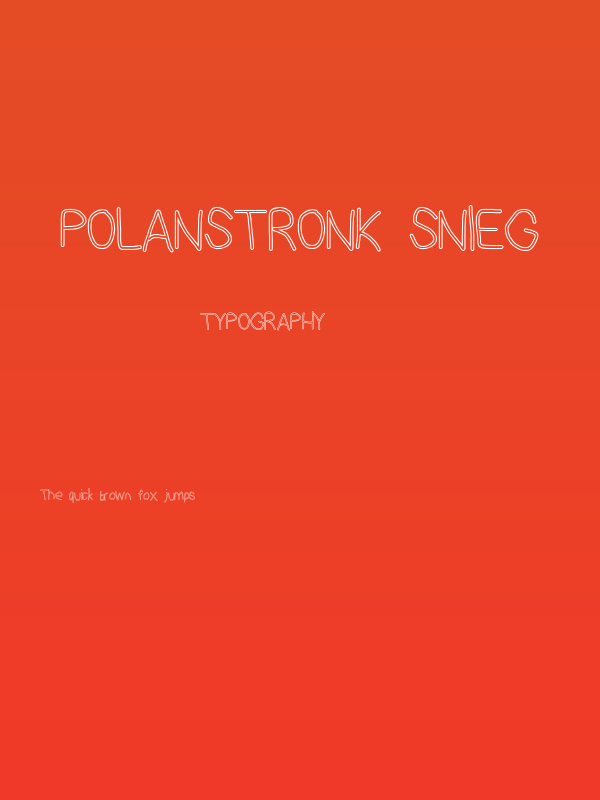 PolanStronk Snieg Poster