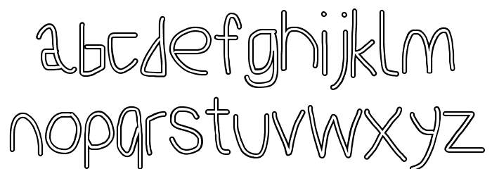 PolanStronk Snieg Font LOWERCASE