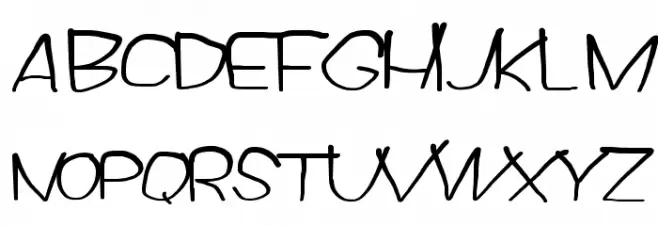 PolanStronk Wodka Italic Font Litere mari