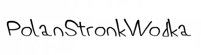 PolanStronk Wodka  Fuentes Gratis Descargar