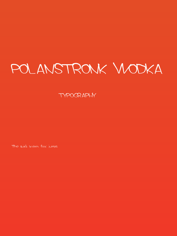 PolanStronk Wodka Poster