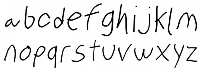 PolanWritings Narrow Italic फ़ॉन्ट लोअरकेस