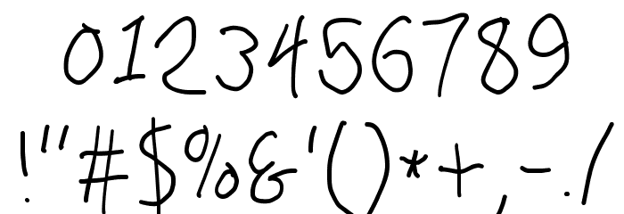 PolanWritings Narrow Font OTHER CHARS