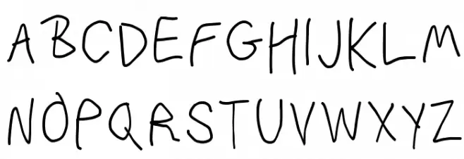 PolanWritings Narrow Schriftart Groß