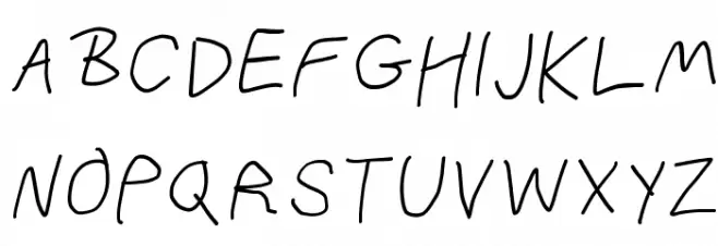 PolanWritings italic Шрифта ВЕРХНИЙ