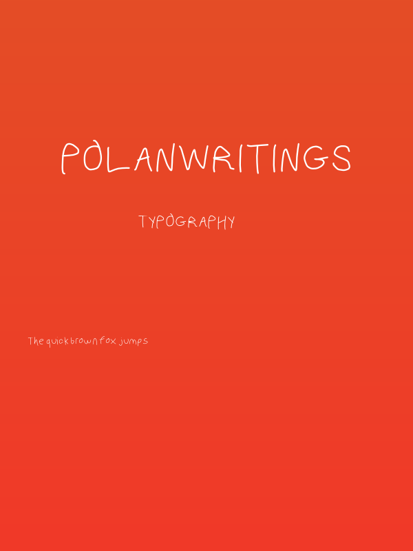 PolanWritings Poster