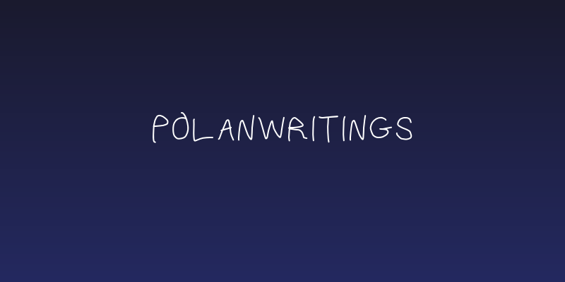 PolanWritings Social Header