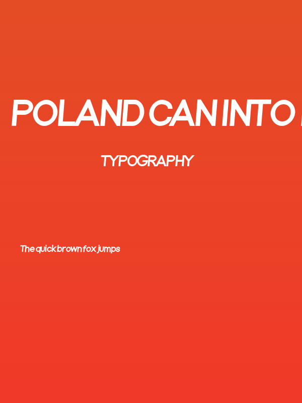 Poland Can Into Battle Fightings Poster