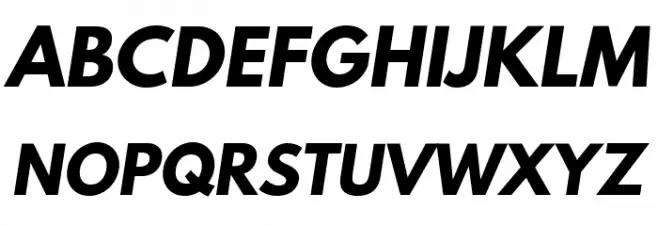 Poland Can Into Big Writings Italic フォント 大文字