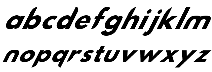 Poland Can Into Car Fixings Font LOWERCASE