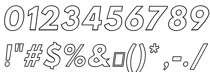 Poland Can Into Glass Makings Italic Font OTHER CHARS