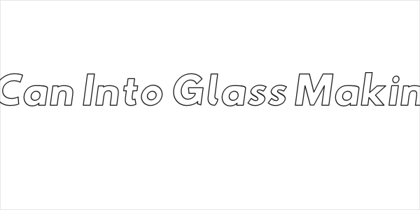 Poland Can Into Glass Makings Italic Logo