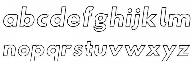 Poland Can Into Glass Makings Italic 字体 小写