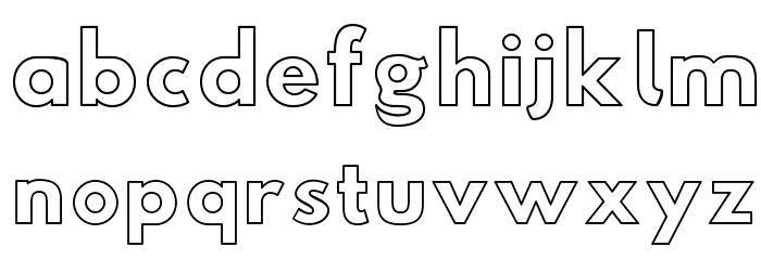 Poland Can Into Glass Makings Font LOWERCASE