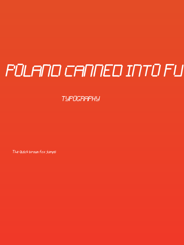 Poland canned into Future Poster
