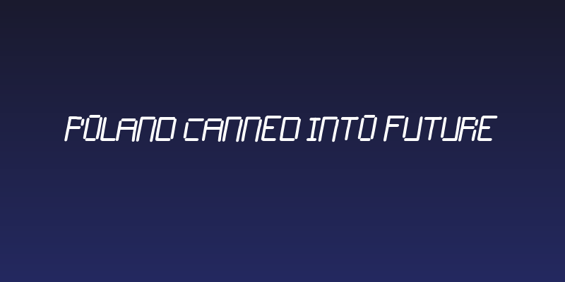 Poland canned into Future Social Header