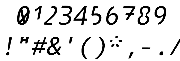 Poland canned into Space Font OTHER CHARS