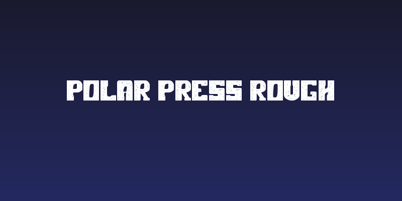 Polar Press Rough Social Header