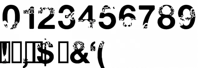 Polar Shift Bold Font OTHER CHARS