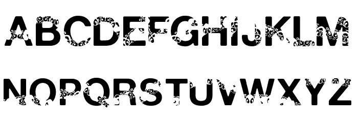 Polar Shift Bold Font LOWERCASE