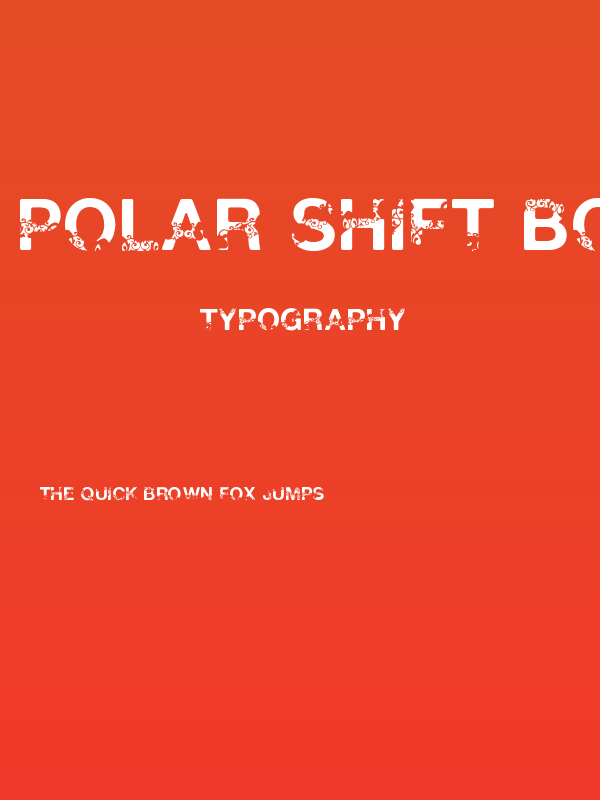 Polar Shift Bold Poster