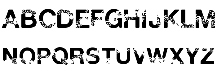 Polar Shift Bold Font LOWERCASE