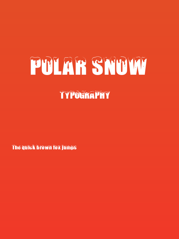 Polar Snow Poster