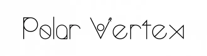 Polar Vertex  font caratteri gratis