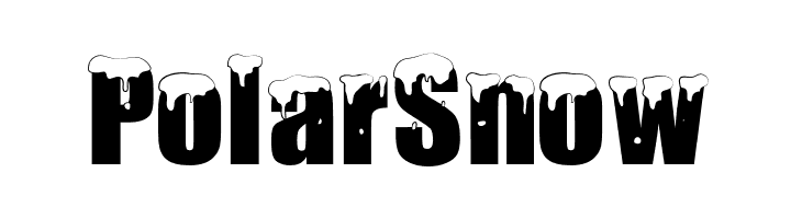 PolarSnow  font caratteri gratis