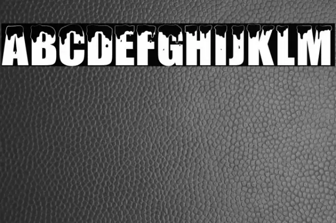 PolarSnow Font examples