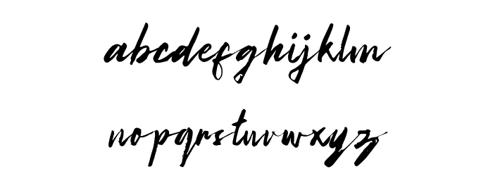 Polarika Font LOWERCASE