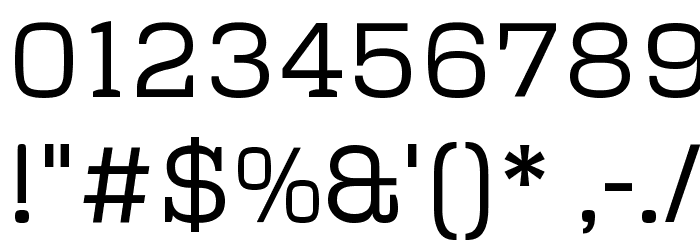 Polaris Font OTHER CHARS