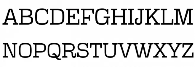 Polaris Schriftart Groß