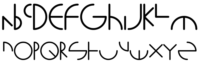 Polaroid Regular Font LOWERCASE