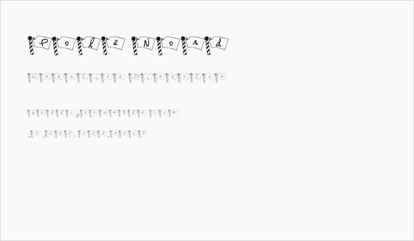 Pole Nord Business Card