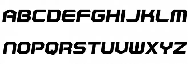 Polentical Neon Bold Italic Fonte MAIÚSCULAS