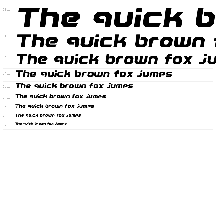 Polentical Neon Bold Italic Waterfall