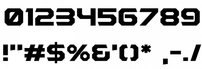 Polentical Neon Bold Font OTHER CHARS