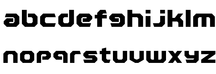 Polentical Neon Bold Font LOWERCASE