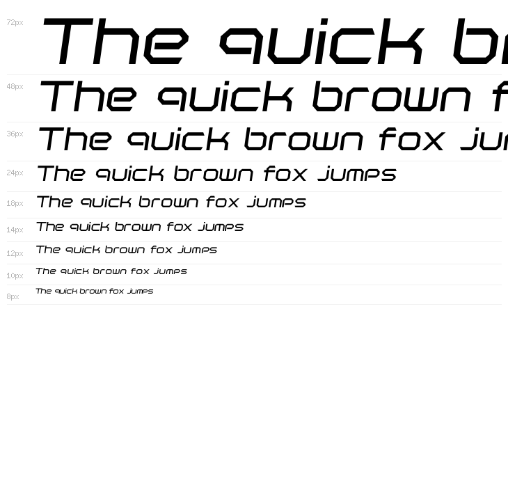 Polentical Neon Italic Waterfall