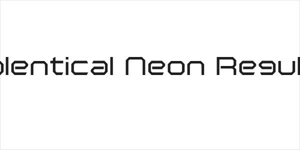 Polentical Neon Regular Logo