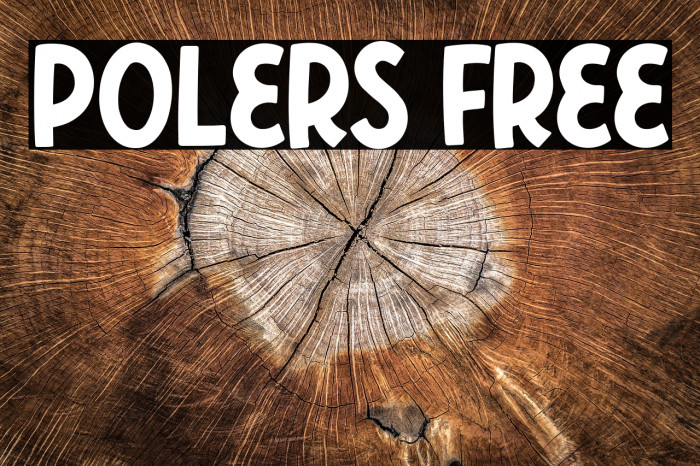 Polers Free Caratteri examples