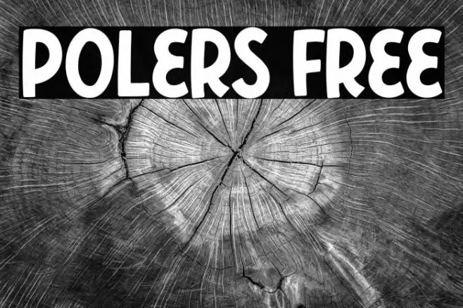 Polers Free Font examples