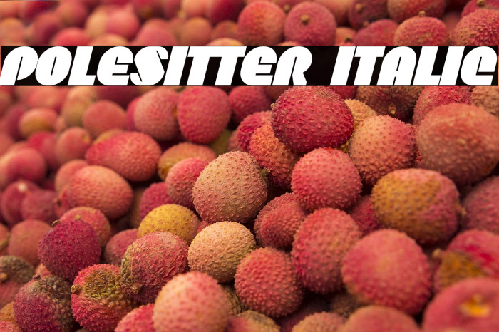 Polesitter Italic Example 1
