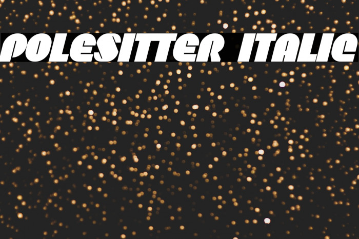 Polesitter Italic Example 2