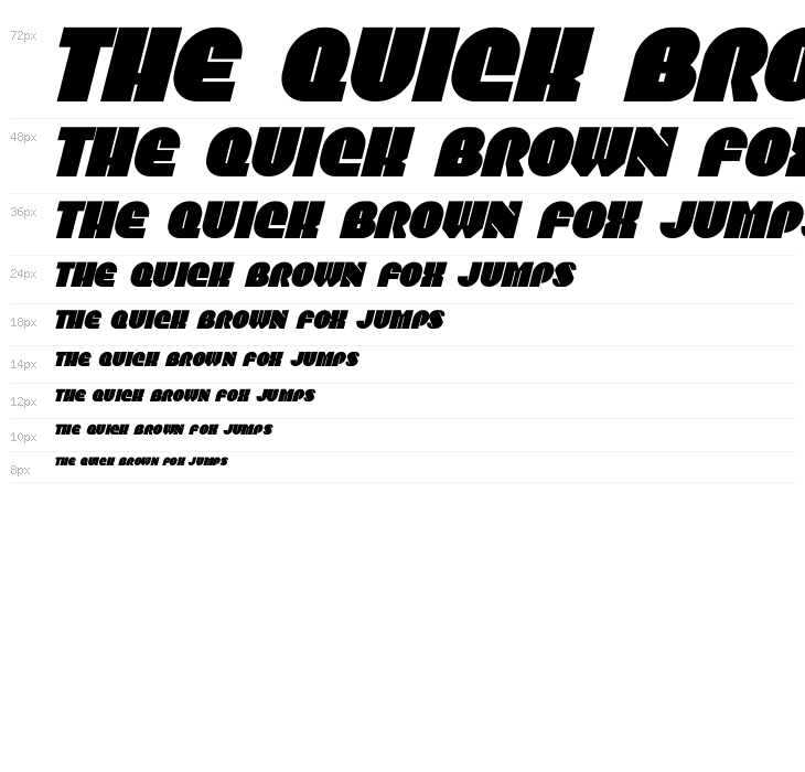 Polesitter Italic Waterfall