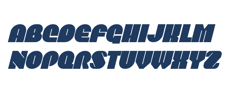 Polesitter Italic Lowercase