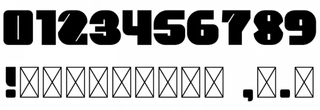 Polesitter Font OTHER CHARS