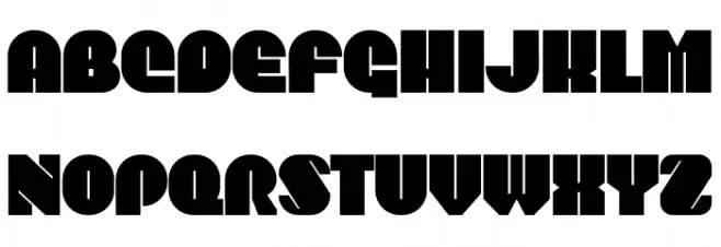 Polesitter Schriftart Groß