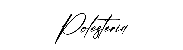 Polesteria  免费字体下载